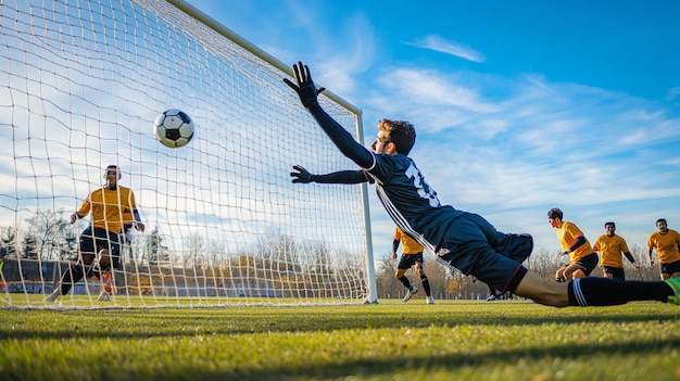 Photo game on capturing the thrills and emotions of football