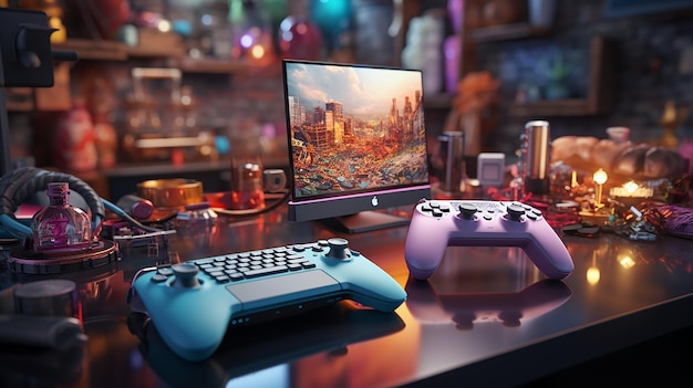 Gamer workspace concept