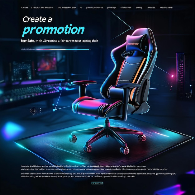 gaming chair promotion template