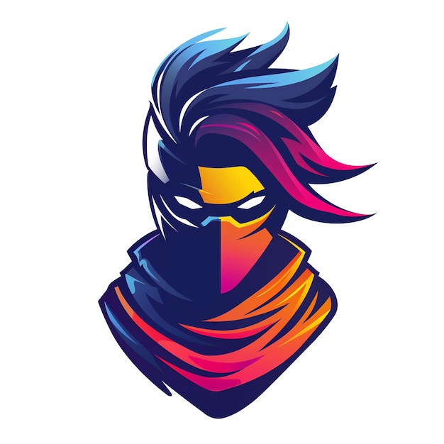 Gaming logo avatar for a gaming streamer or blogger channel