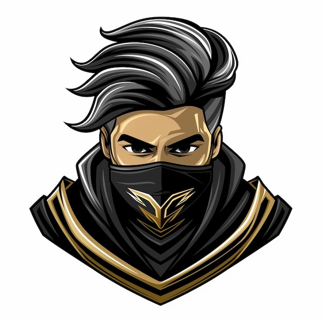 Gaming logo avatar for a gaming streamer or blogger channel