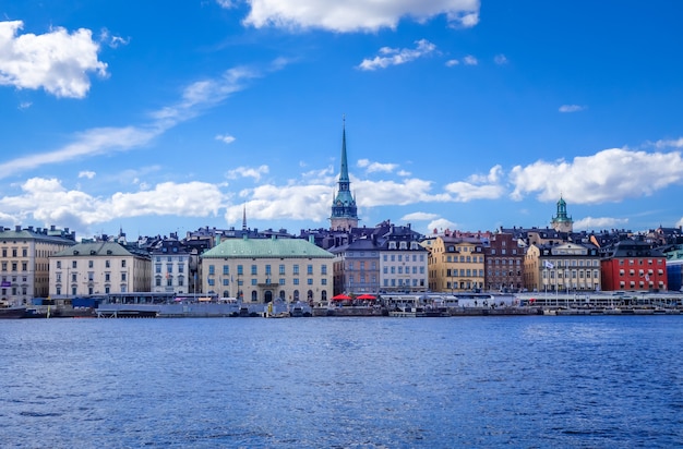 Gamla Stan landscape in Stockholm, Sweden