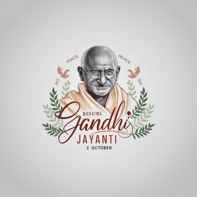 Photo gandhi jayanti celebration design