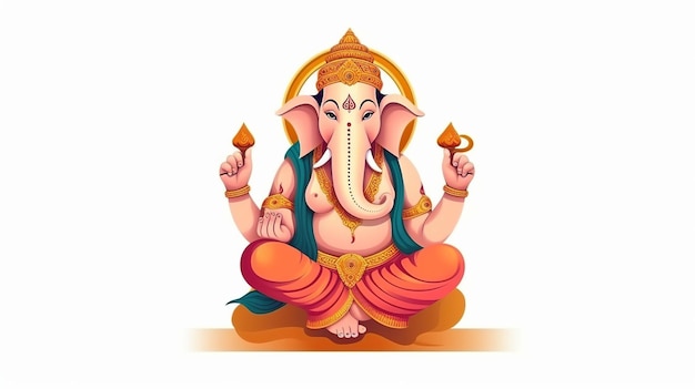 Ganesha Chaturthi Ganesha illustration Generative ai