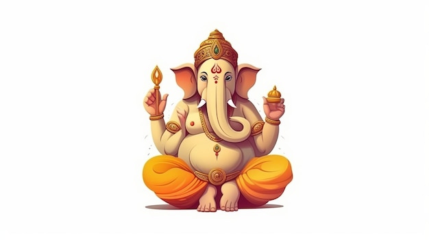 Ganesha Chaturthi Ganesha illustration Generative ai