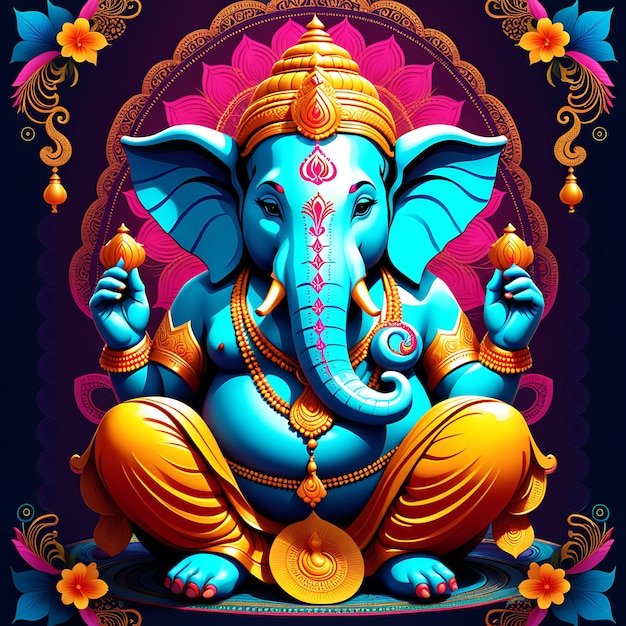 Ganesha Chaturthi Ganesha illustration