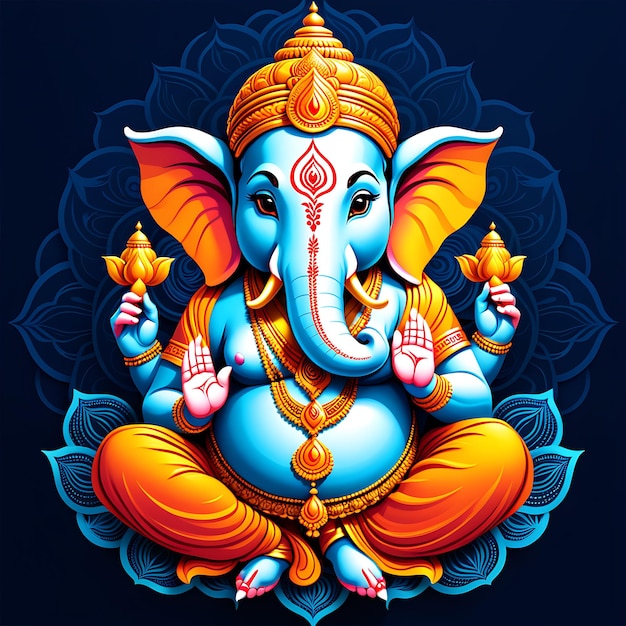 Ganesha Chaturthi Ganesha illustration