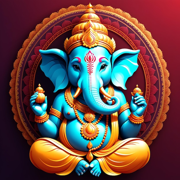 Ganesha Chaturthi Ganesha illustration