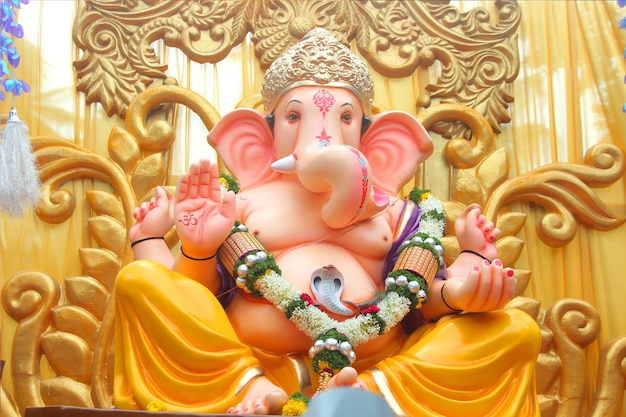 Ganesha Festival Lord Ganesha in pune city  Image