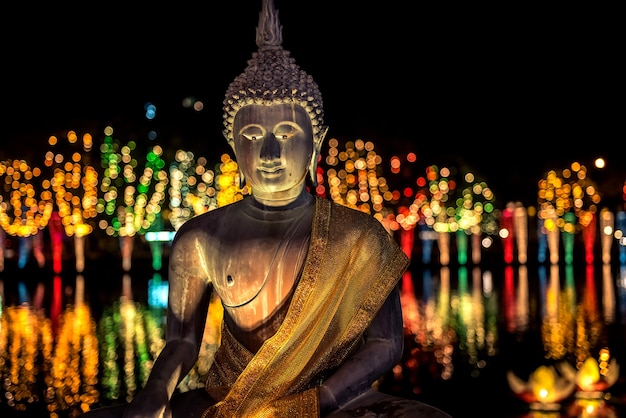 Gangaramaya Seema Malaka temple in Colombo, Sri Lanka.