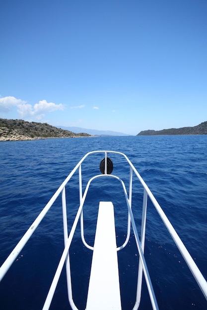 Photo gangway of a cruise boat