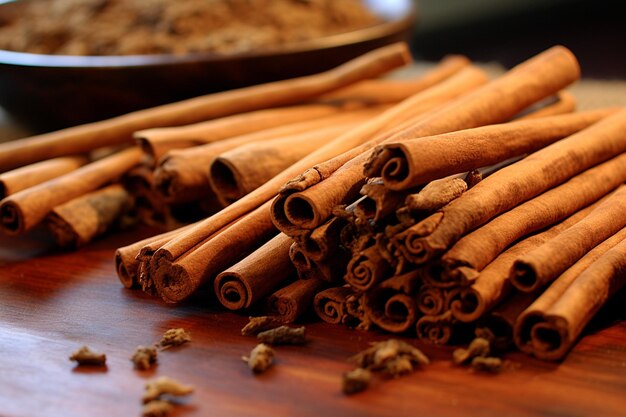 Garam masala with whole cinnamon sticks