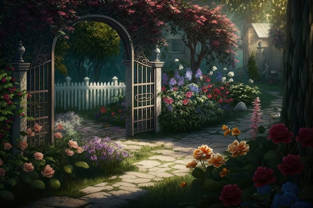 Garden background