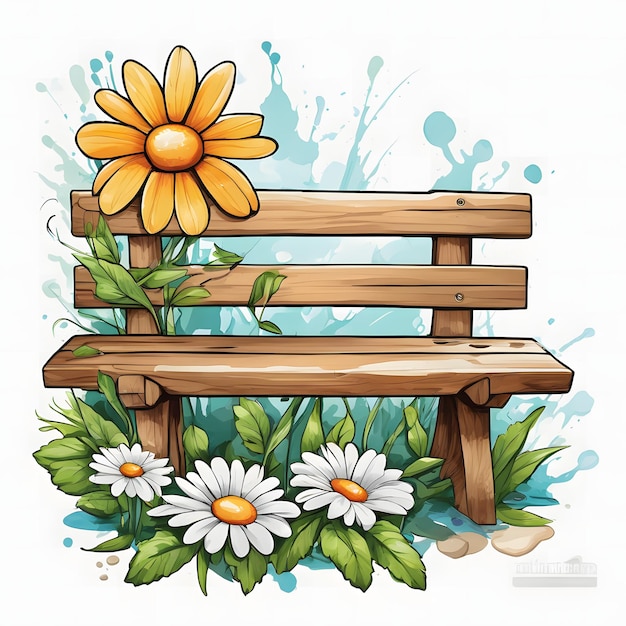 Photo garden benches tumbler design