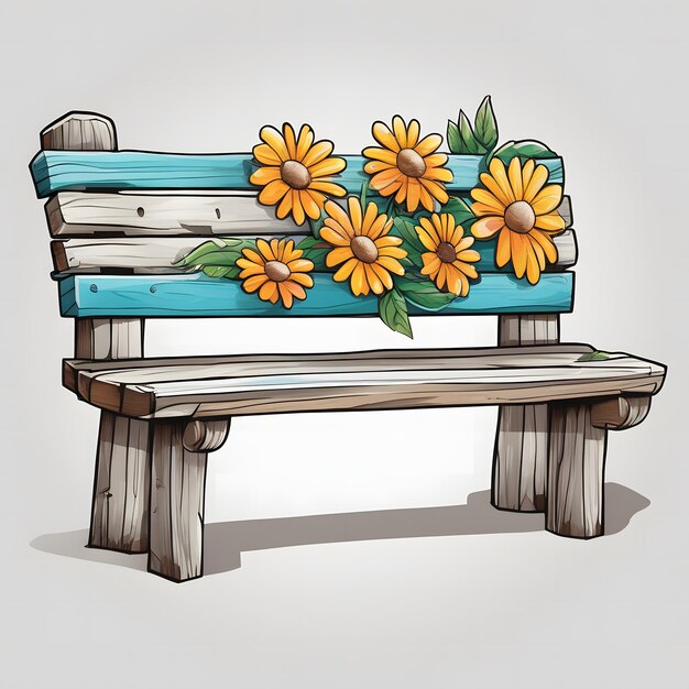 Photo garden benches tumbler design