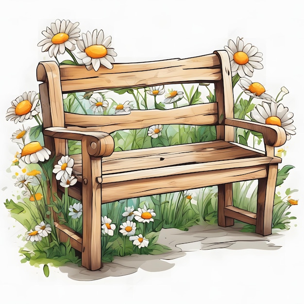 Photo garden benches tumbler design