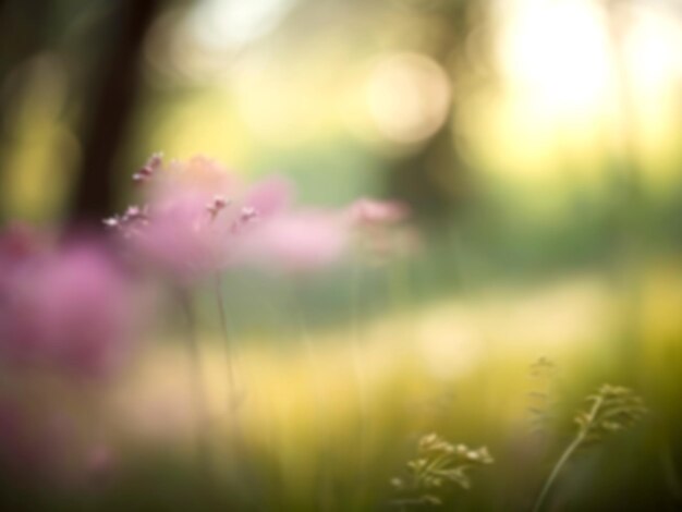 Garden Bokeh Background