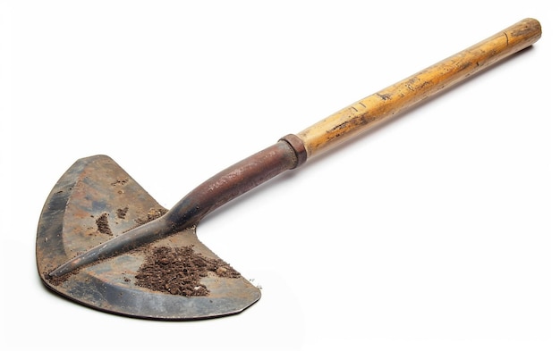 Garden Hoe On White Background