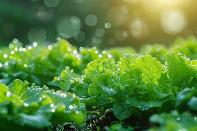 Garden Splendor Lettuce Leaves in Morning Light best of Lettuce picture