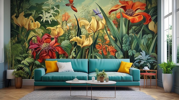 Garden Wall Mural