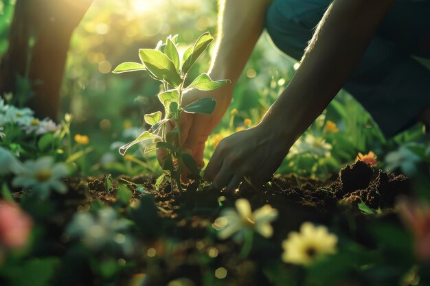 Gardeners glow