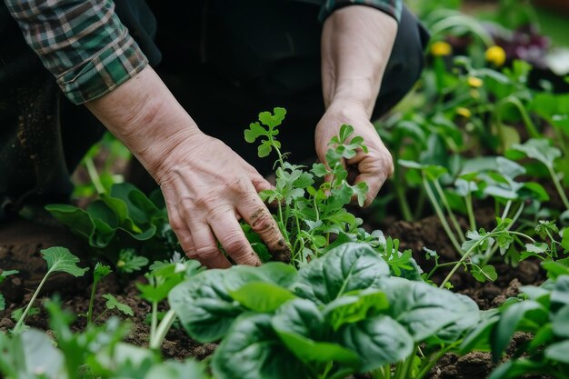 Gardening planting nurturing