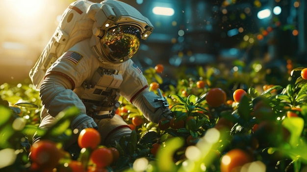 Gardening Among the Stars A Space Farmers Contribution to Providing Fresh Fruits and Vegetables in