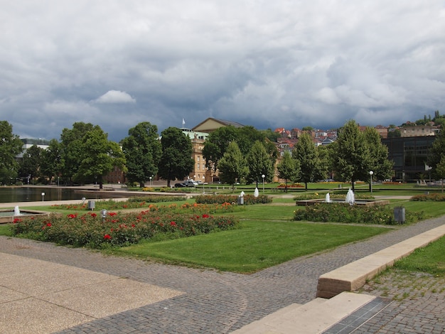 Gardens in Stuttgart Germany