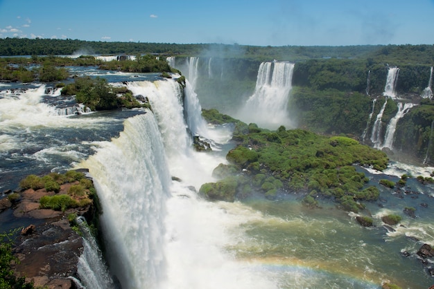 Garganta del diablo at the iguazu falls