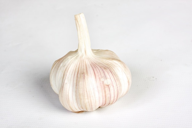 Garlic isolated on white background