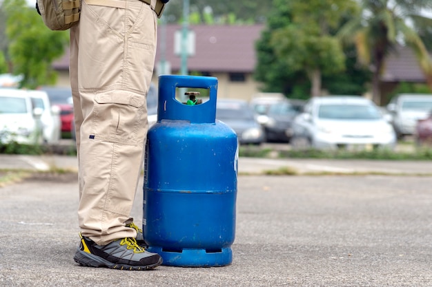 Gas leak, fire extinguisher training