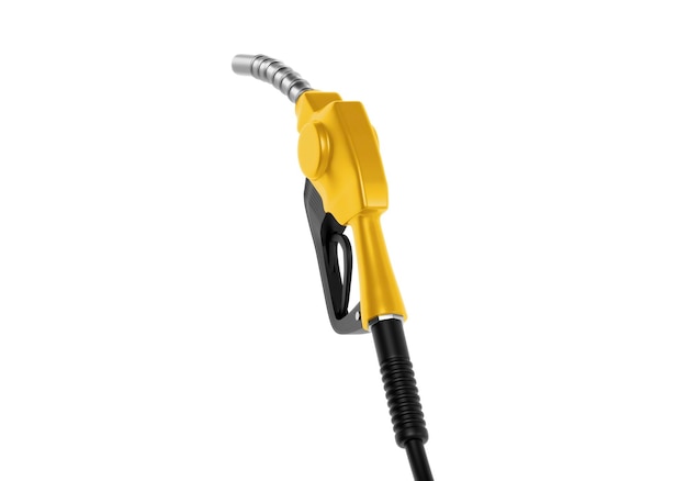 Photo gasoline injector gasoline pump on white background