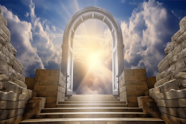 Gate to heaven concept