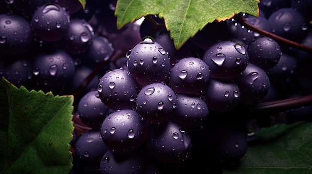 Gauda grape patterns photorealistic scenes High quality illustration