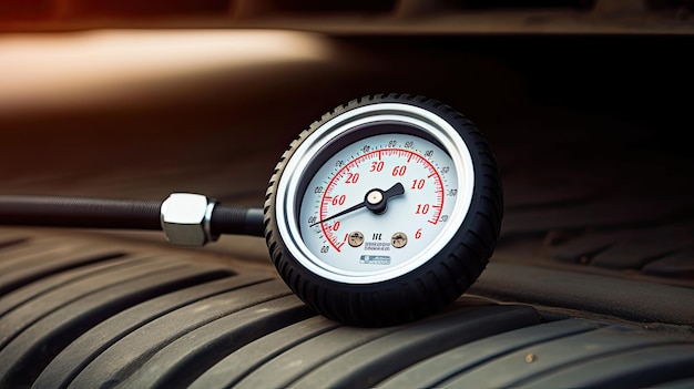 gauge tire pressure light