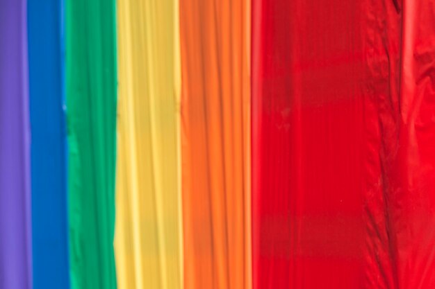 Gay Pride rainbow peace flag horizontal