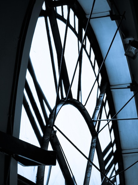 Gear of the clock machine of the clock on the Clock Tower in Denver, Colorado.