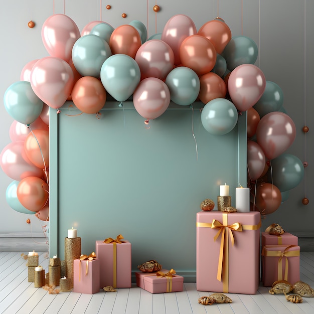 Gender Reveal mockup photo gender reveal