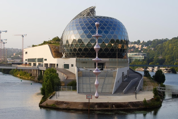 General view of La Seine Musicale a music and performing arts venue located on the Seguin island on the Seine river inaugurated in 2017