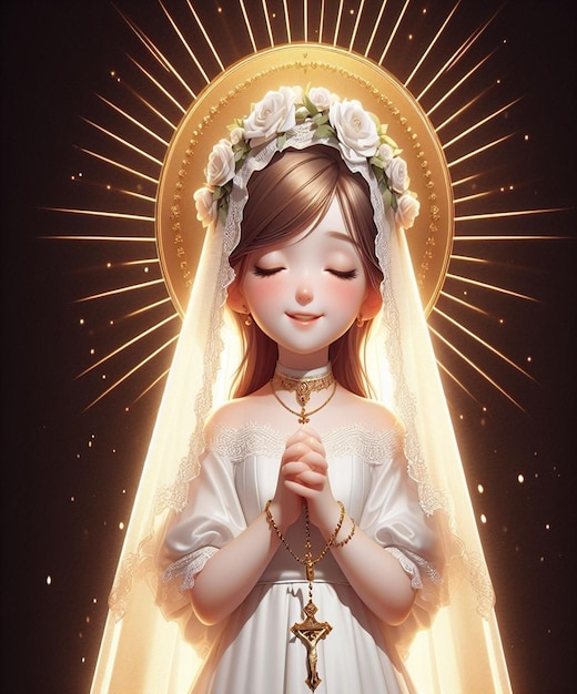 Generate a beautiful illustration for the Communion event