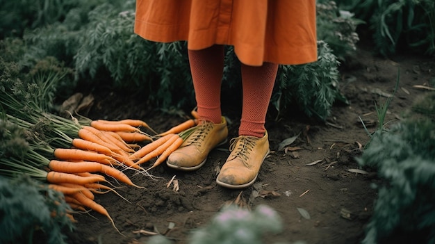 Generative AI carrots from the ground a good harvest of eco products