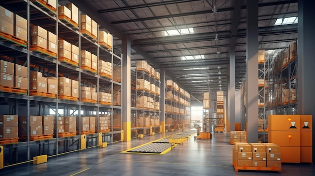 Generative AI and cuttingedge Internet of Things technology are combined in an intelligent warehouse management system