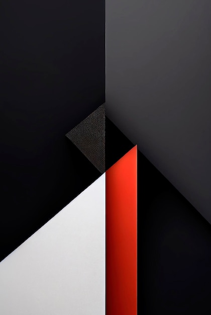 Generative AI illustration of minimal graphic design wallpaper for a graphic design studio on a charcoal background color