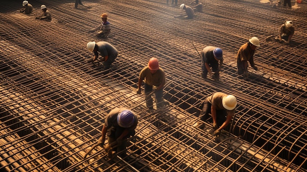 Generative AI Keraniganj Dhaka Bangladesh 7 November 2022 view of workers in the brick field