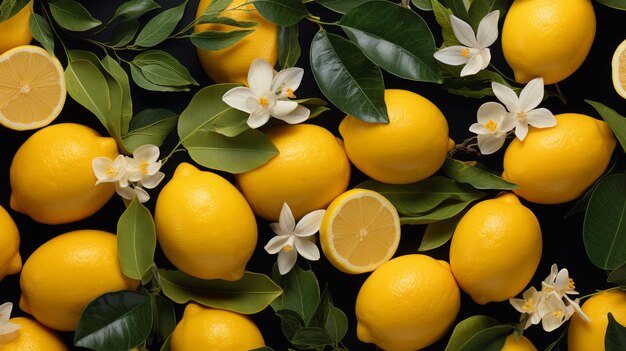 Generative AI Lemon Background