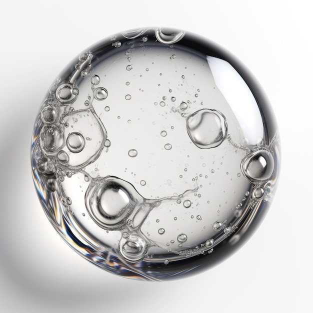 Generative AI technology abstract Water drop Background