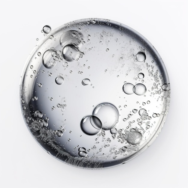 Generative AI technology abstract Water drop Background