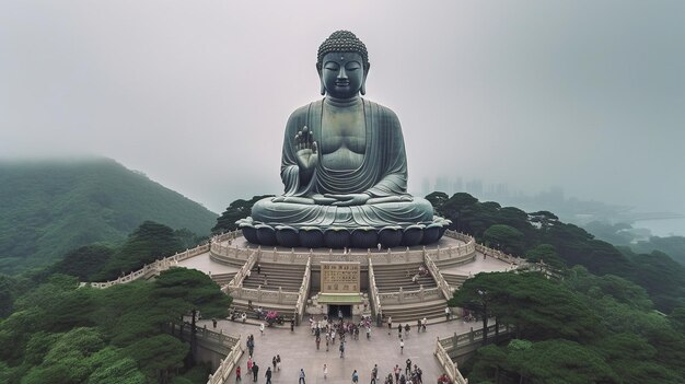 Generative AI The Tian Tan Buddha