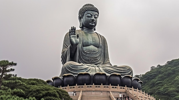 Generative AI The Tian Tan Buddha