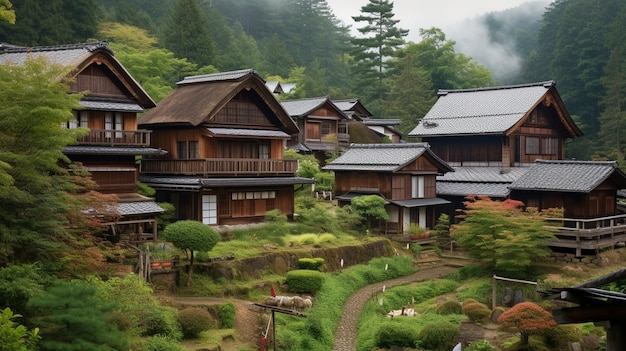 Generative AI in a Traditional Japanese Village